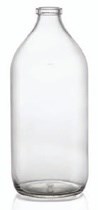 Afbeelding van 1000 ml infuusflacon, helder, type 2 geblazen glas