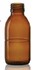 Afbeelding van 125 ml siroopfles, amber, type 3 geblazen glas, Afbeelding 1