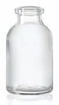 Afbeelding van 15 ml Aerosolflacon, helder, type 3 geblazen glas