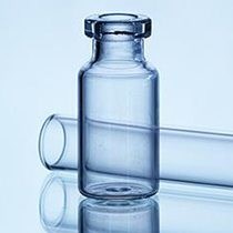 Afbeelding van 15 ml injectiefles, amber, type 2 buisglas