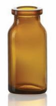 Afbeelding van 15 ml injectieflacon, amber, type 3 geblazen glas