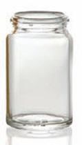 Afbeelding van 17 ml tabletpot, helder, type 3 geblazen glas