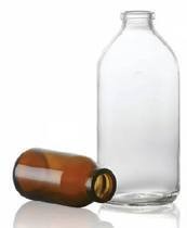 Afbeelding van 200 ml infuusflacon, helder, type 1 geblazen glas