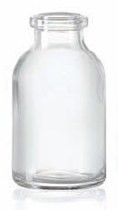 Afbeelding van 24 ml Aerosolflacon, helder, type 3 geblazen glas