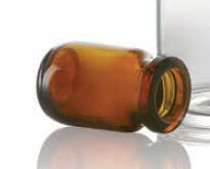 Afbeelding van 5 ml injectieflacon, amber, type 1 geblazen glas