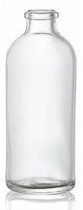 Afbeelding van 50 ml Aerosolflacon, helder, type 3 geblazen glas