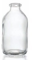 Afbeelding van 50 ml Aerosolflacon, helder, type 3 geblazen glas