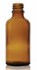 Afbeelding van 50 ml druppelfles, amber, type 3 geblazen glas, Afbeelding 1