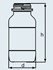 Afbeelding van 1000 ml, rechthoekige fles, Afbeelding 2