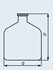 Afbeelding van 2000 ml, Reservoir fles, Afbeelding 2