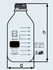 Afbeelding van 250 ml, GL 45 glazen laboratoriumfles, Afbeelding 3